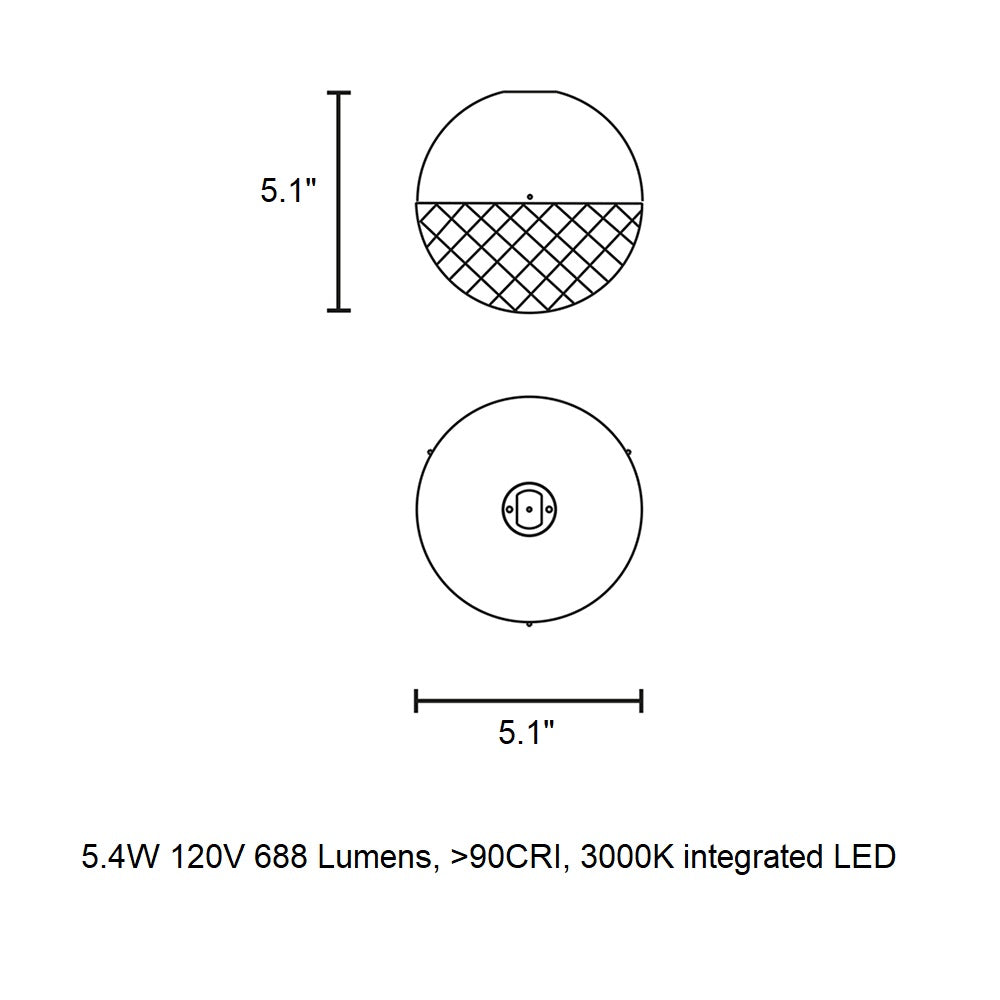 Iglu LED Flush Mount