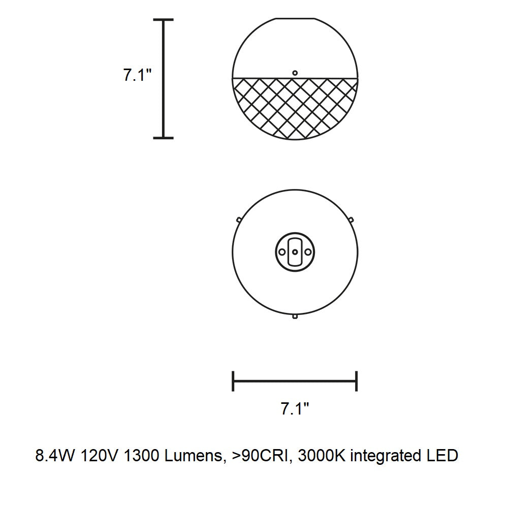 Iglu LED Flush Mount