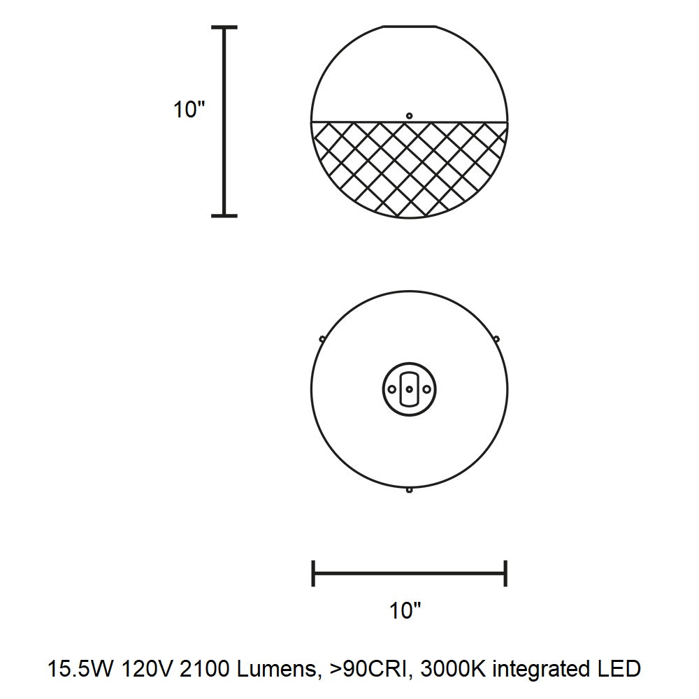 Iglu LED Flush Mount
