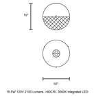 Iglu LED Flush Mount