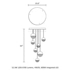 Iglu LED Multi-Light Pendant Light