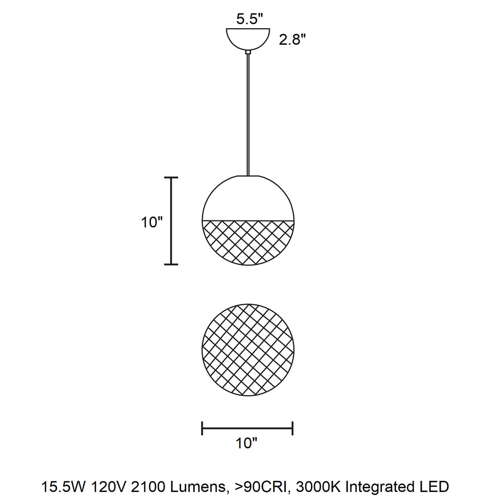 Iglu LED Pendant Light