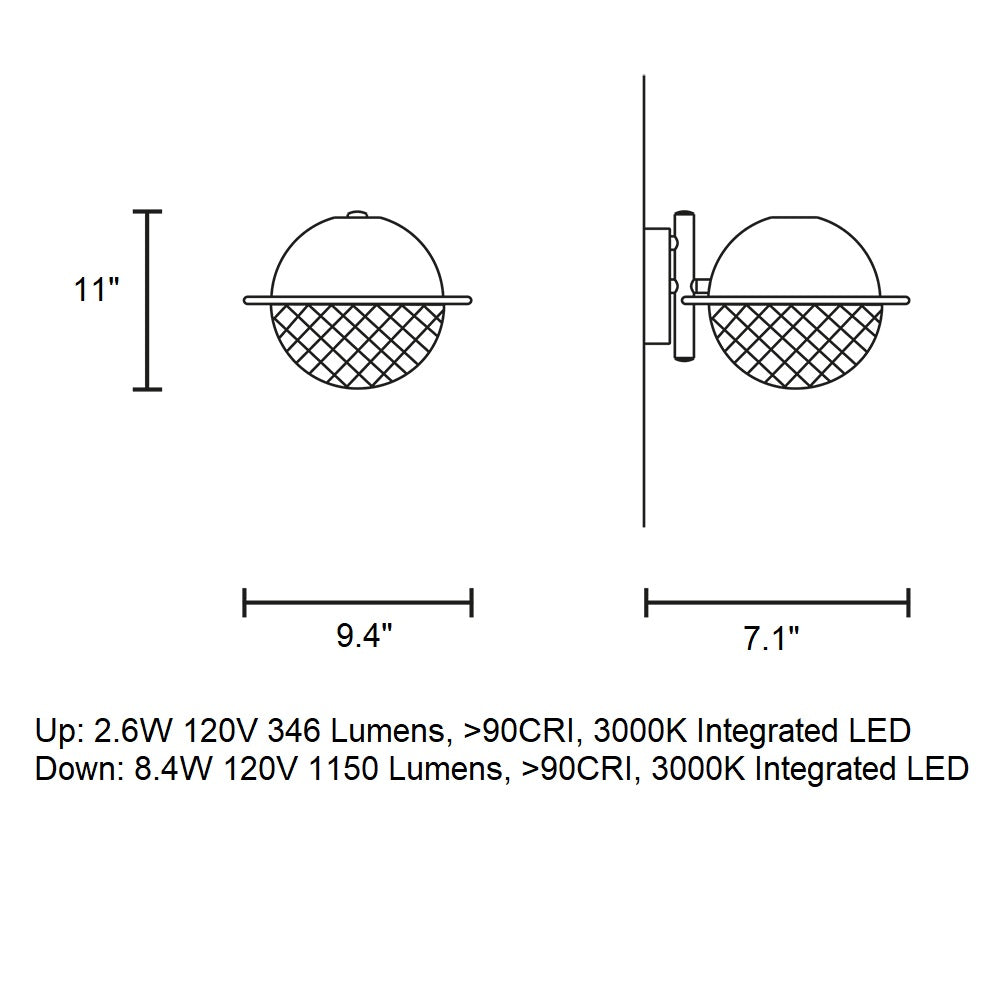 Iglu LED Wall Sconce