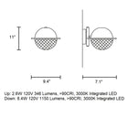 Iglu LED Wall Sconce