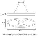 Libe Oval LED Pendant Light