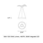 Libe Round LED Pendant Light