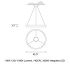 Libe Round LED Pendant Light