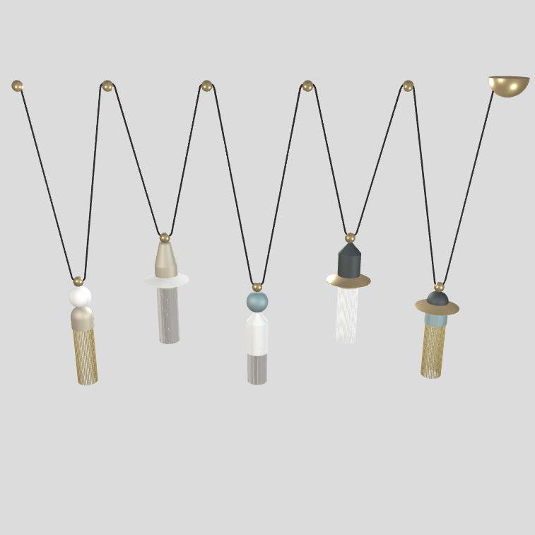 Nappe LED Multi-Light Pendant Light