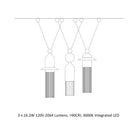 Nappe LED Multi-Light Pendant Light