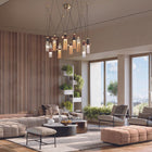 Nappe LED Multi-Light Pendant Light