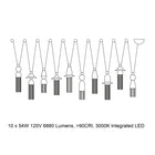 Nappe LED Multi-Light Pendant Light