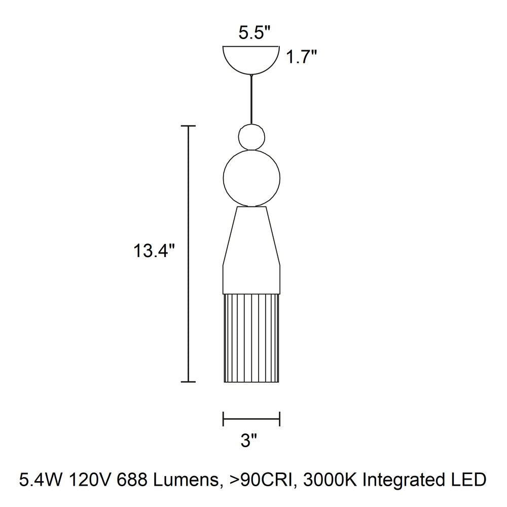 Nappe N0 LED Pendant Light