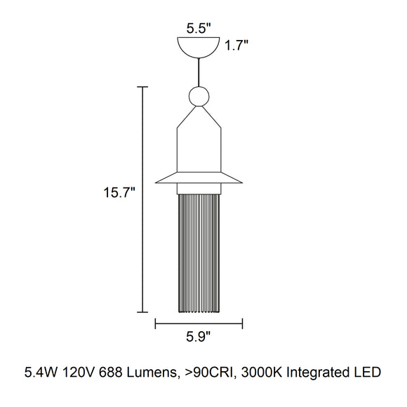 Nappe N2 LED Pendant Light