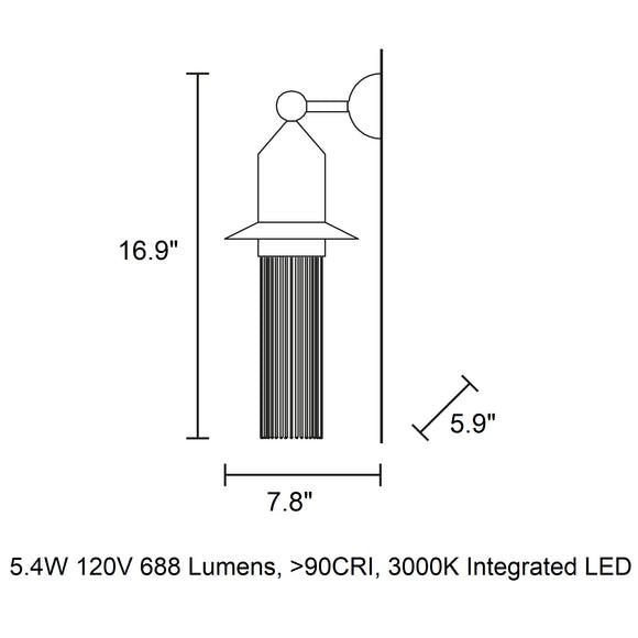 Nappe N2 LED Wall Sconce