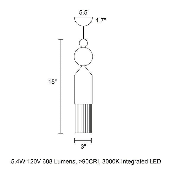 Nappe N4 LED Pendant Light
