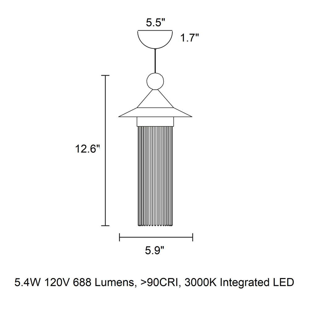 Nappe N6 LED Pendant Light