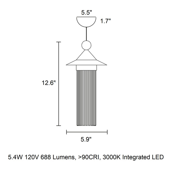 Nappe N6 LED Pendant Light