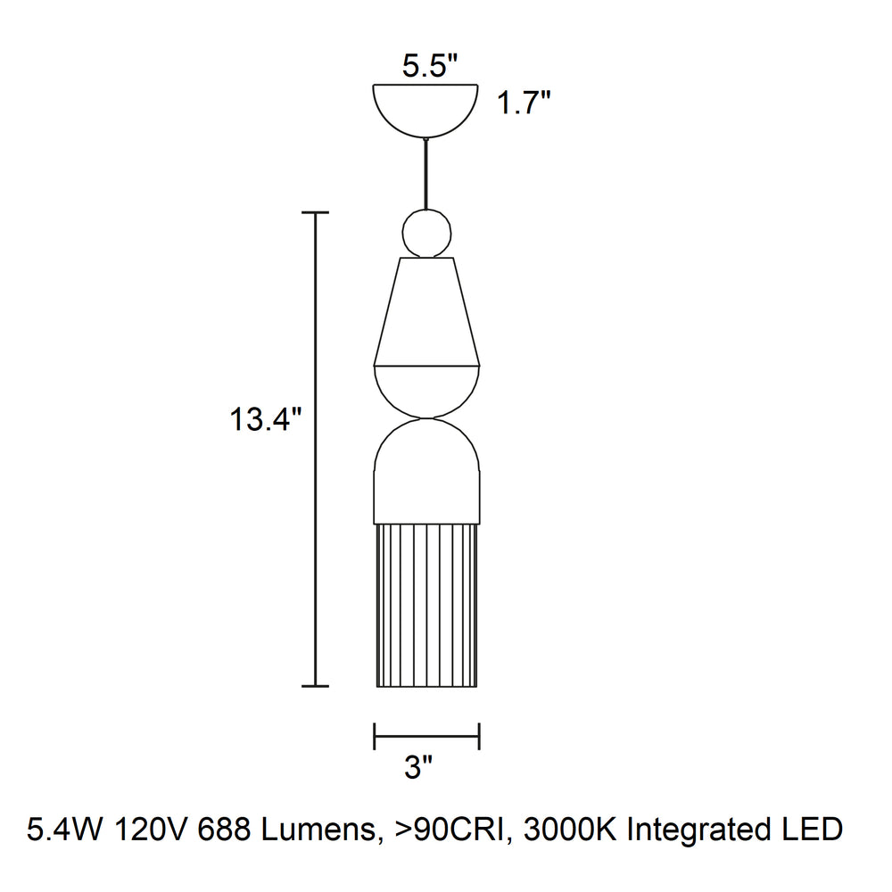 Nappe N7 LED Pendant Light