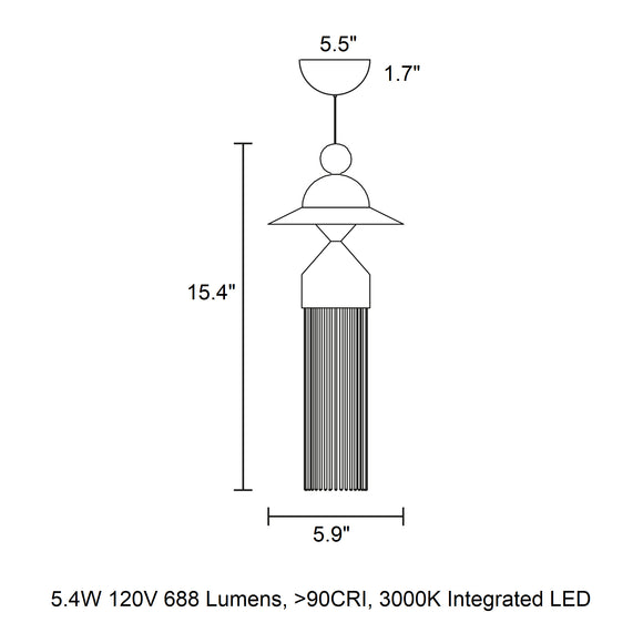 Nappe N8 LED Pendant Light