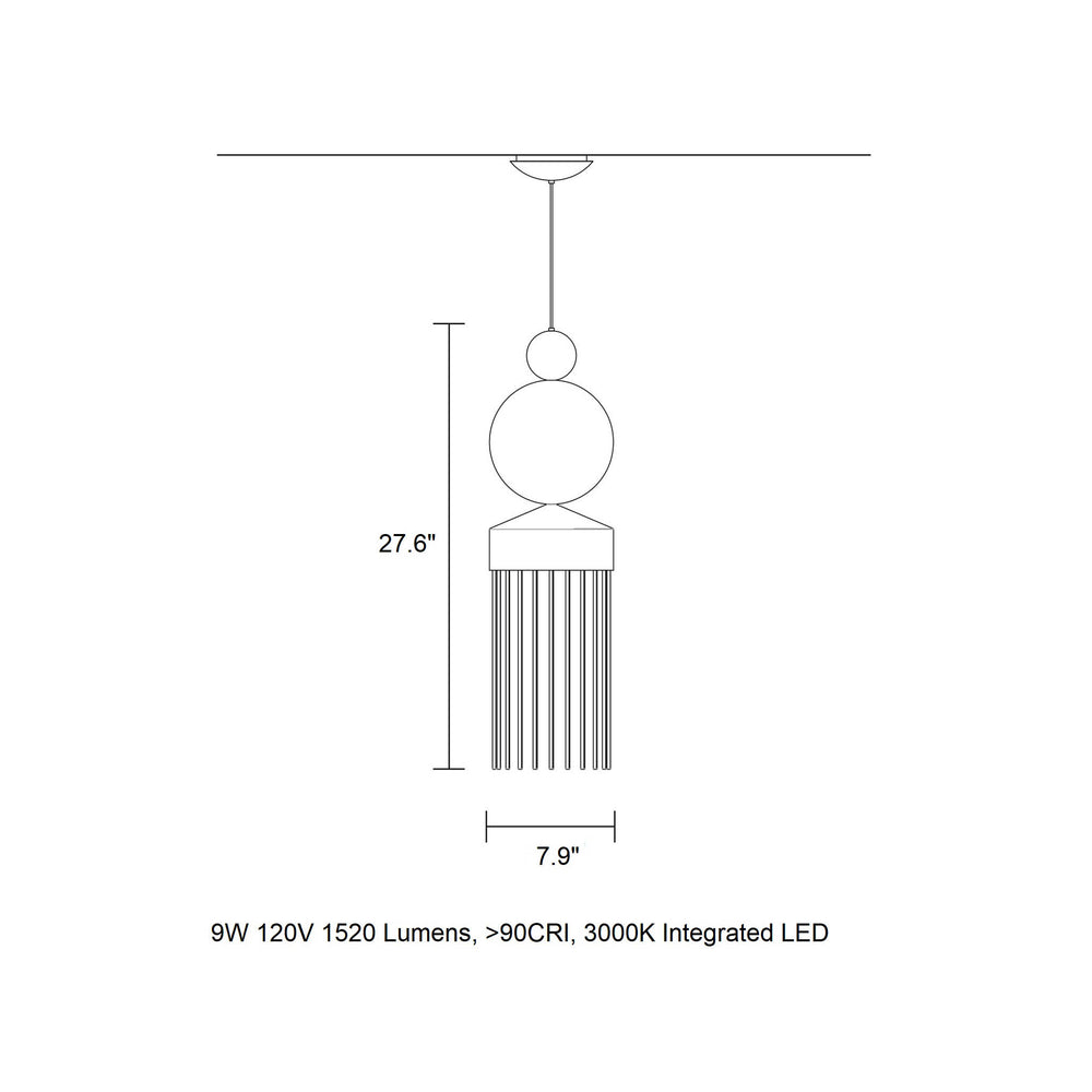 Nappe X3 LED Pendant Light