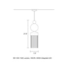 Nappe X3 LED Pendant Light
