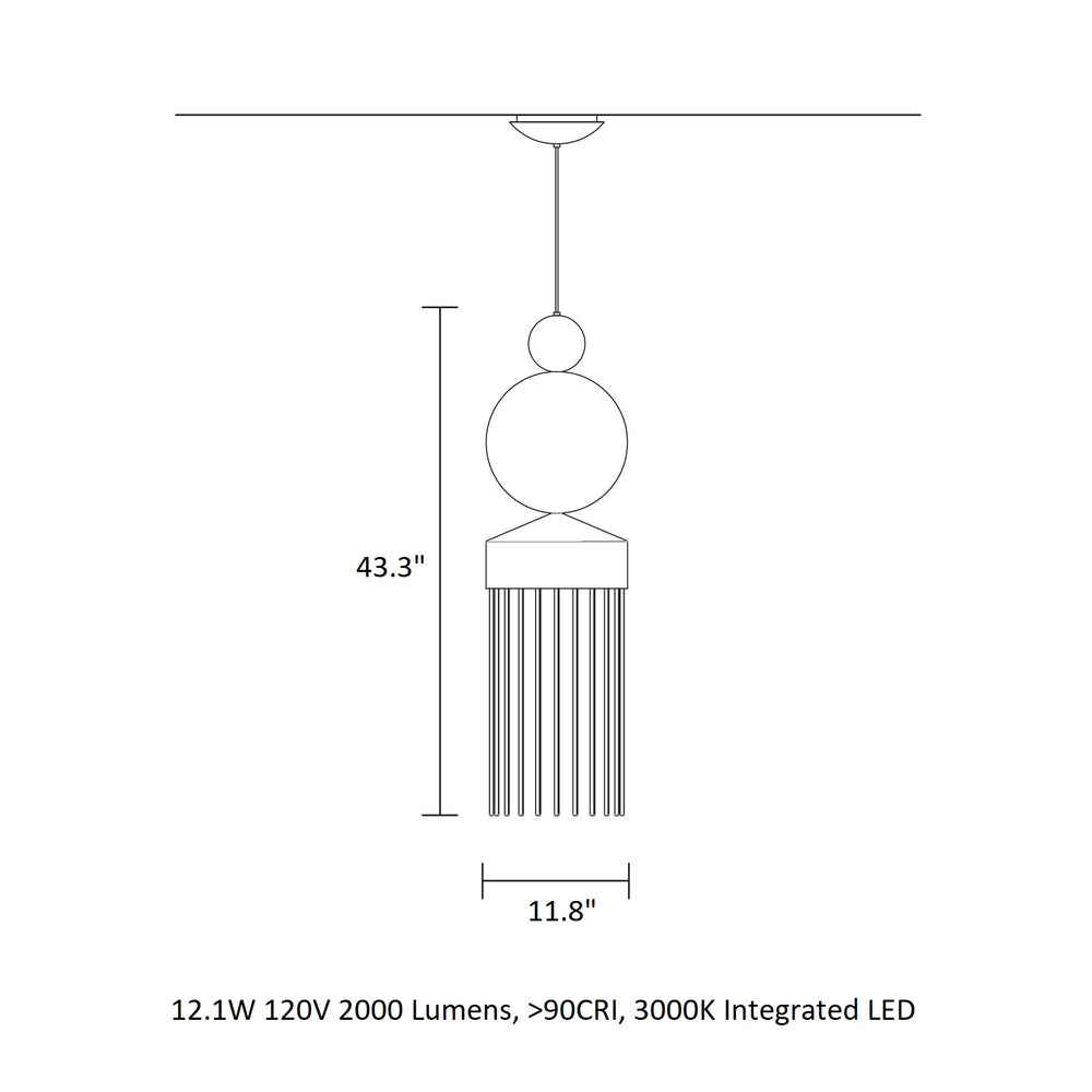 Nappe X3 LED Pendant Light