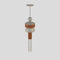 Nappe X1 LED Pendant Light  option Brown Leather