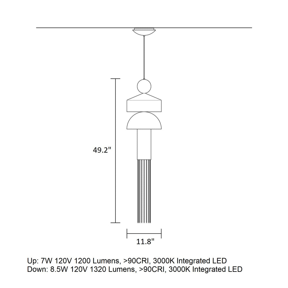 Nappe X1 LED Pendant Light