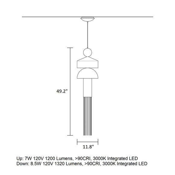 Nappe X1 LED Pendant Light