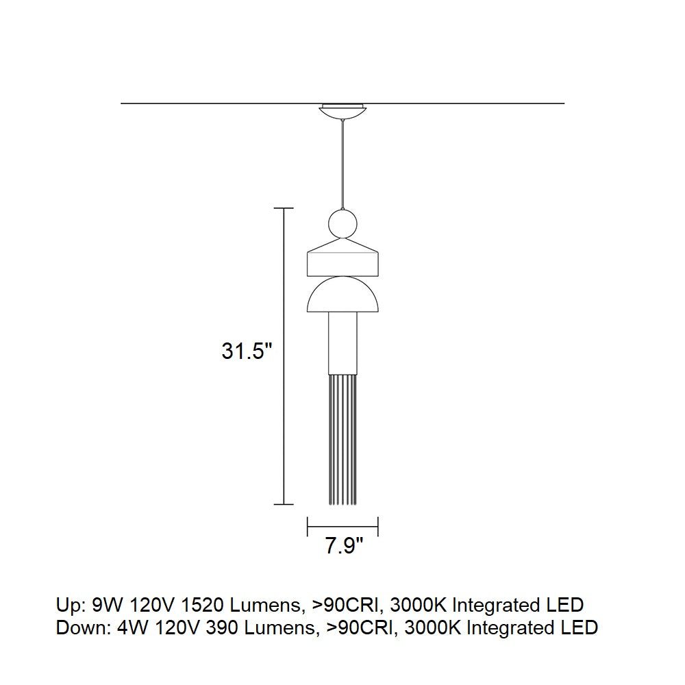 Nappe X1 LED Pendant Light