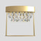 Ola Table Lamp  option Burnished / Amber Crystal