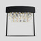Ola Table Lamp  option Matte Black / Smoky Crystal