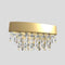 Ola Wall Sconce  option Gold Leaf / Amber Crystal