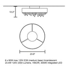 Ola Round Flush Mount