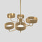 Sound Chandelier  option Brushed Gold