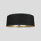 Sound Flush Mount  option Matte Black / Brushed Brass