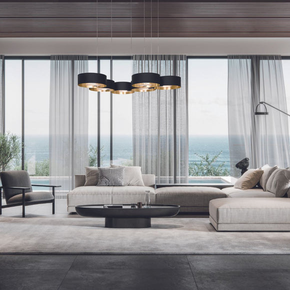 Sound LED Multi-Light Pendant Light