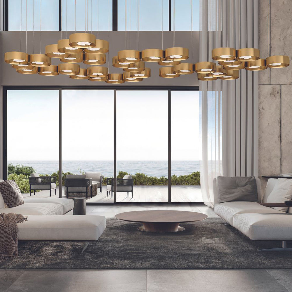 Sound LED Multi-Light Pendant Light