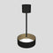Sound Pendant Light  option Matte Black / Brushed Brass