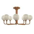 Tee Oval Semi Flush Mount
