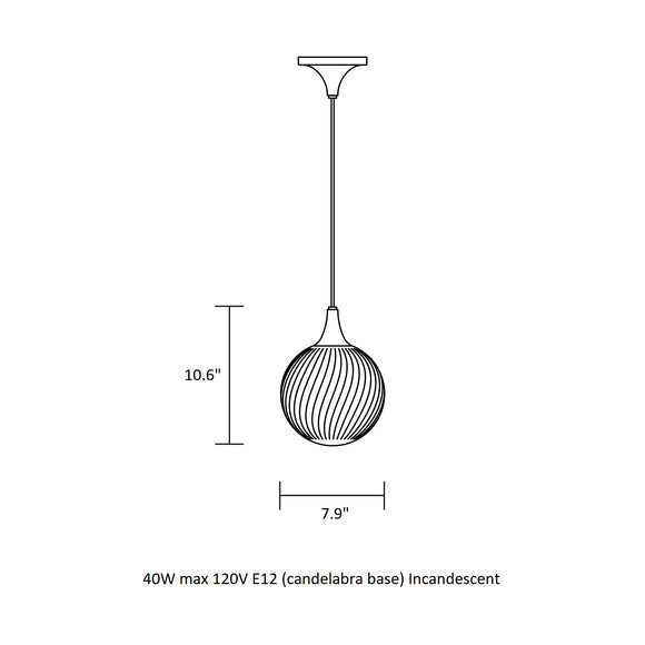 Tee Pendant Light