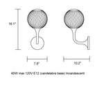 Tee Wall Sconce