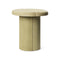 Alder Side Table  option Wood Waste Light Green