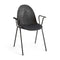 Eternity Armchair with Upholstered Seat  option Kvadrat Re-wool 198 Grey