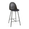 Eternity High Stool with Upholstered Seat  option Kvadrat Re-wool 198 Grey
