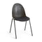 Eternity Side Chair with Upholstered Seat  option Kvadrat Re-wool 198 Grey