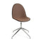 Eternity Swivel Chair Front Upholstered  option Polished Aluminum