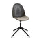 Eternity Swivel Chair with Upholstered Seat  option Kvadrat Re-wool 218 Beige