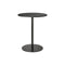 Mater Round Cafe Table  option Coffee Waste Black