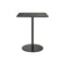 Mater Square Cafe Table  option Coffee Waste Black